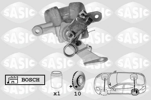 SASIC 6506190: Pidurisadul Tagasild vasakul