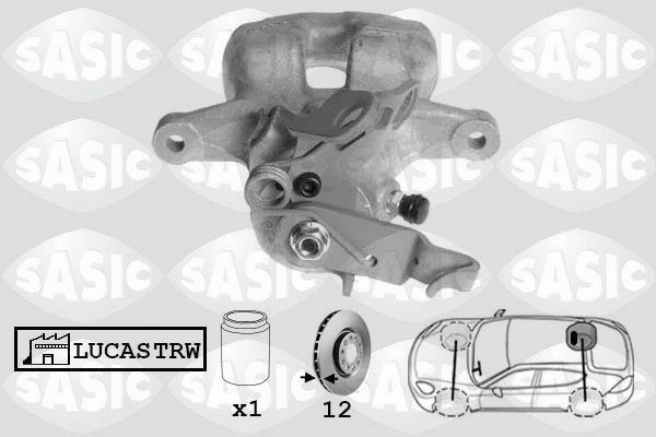 SASIC 6506193: Pidurisadul Tagasild paremal