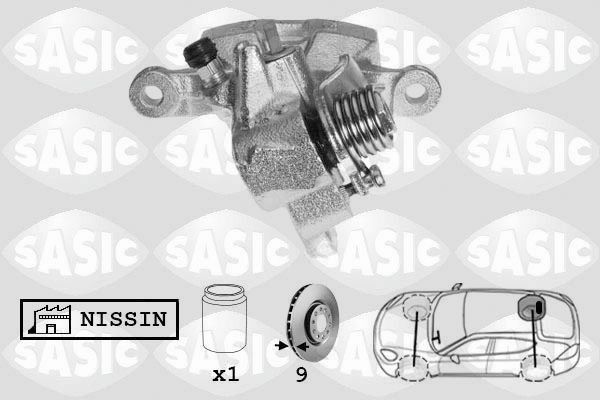 SASIC 6506201: Pidurisadul Tagasild paremal