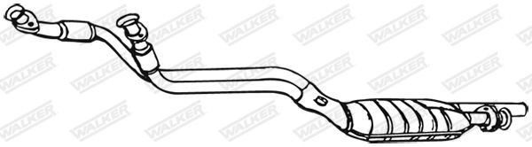 WALKER 20512: Catalizator cu piese componente