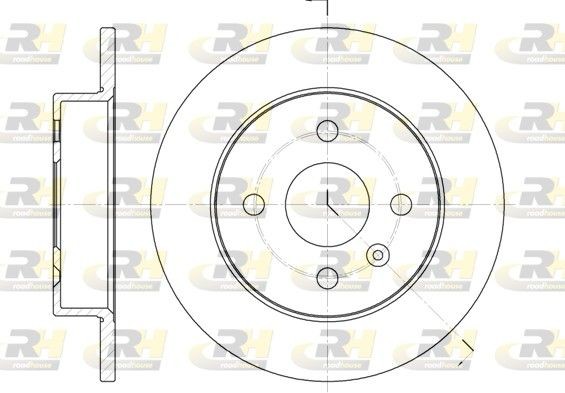 ROADHOUSE 6570.00: Piduriketas Tagasild, Ø: 240mm, täis, Ø: 240mm