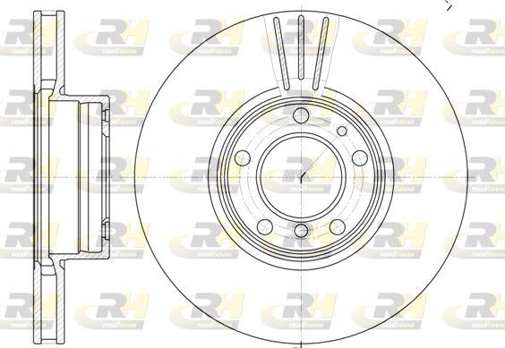 ROADHOUSE 6599.10: Piduriketas Esisild, Ø: 324mm, õhutusega, Ø: 324mm
