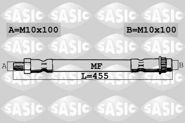 SASIC 6604026: Pidurivoolik Esisild, 455mm