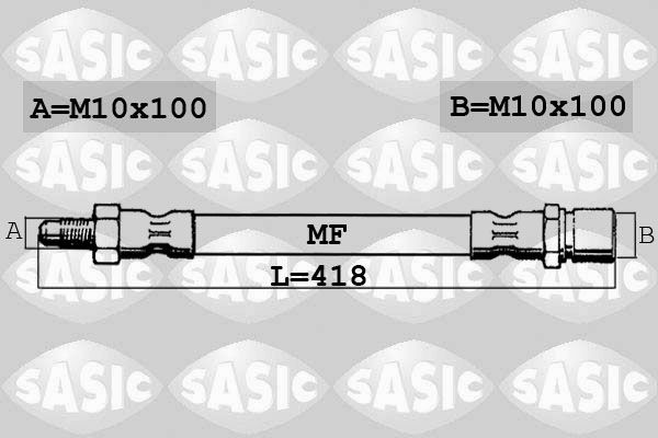 SASIC 6606122: Pidurivoolik Tagasild, 418mm