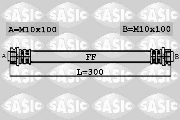 SASIC 6606127: Pidurivoolik Tagasild paremal, 300mm