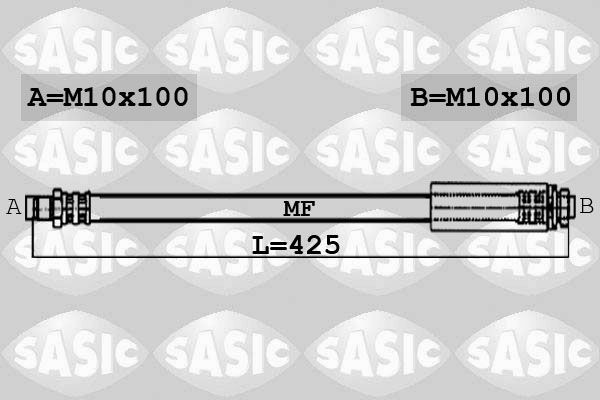 SASIC 6606177: Pidurivoolik Tagasild, 425mm