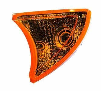 ABAKUS 663-1506L-UE: Semnalizator fata stanga, galben, fara suport bec, fara bec cu incandescenta