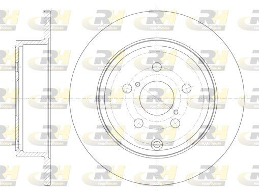ROADHOUSE 6700.00: Piduriketas Tagasild, Ø: 280mm, täis, Ø: 280mm