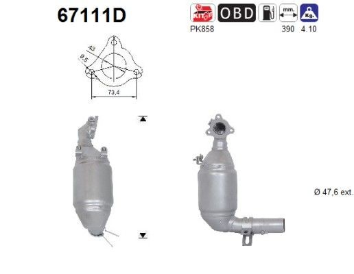 AS 67111D: Katalüsaator