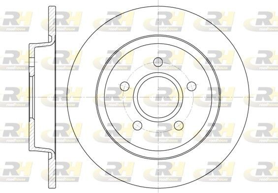 ROADHOUSE 6712.00: Piduriketas Tagasild, Ø: 279,9mm, täis, Ø: 280mm