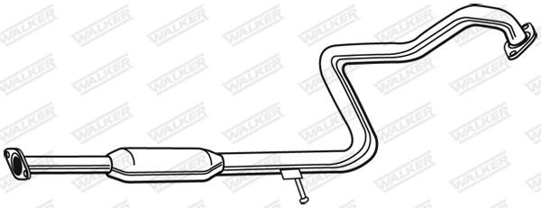 WALKER 22188: Toba esapament intermediara 1820mm, fara piese componente