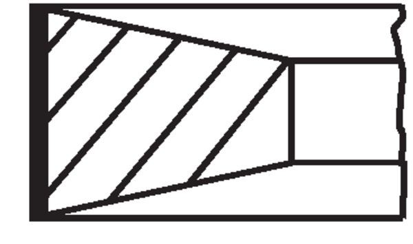MAHLE ORIGINAL 681 RS 00107 0N1: Kolvirõngakomplekt