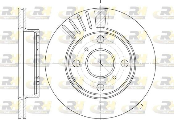 ROADHOUSE 6825.10: Piduriketas Esisild, Ø: 229mm, õhutusega, Ø: 229mm