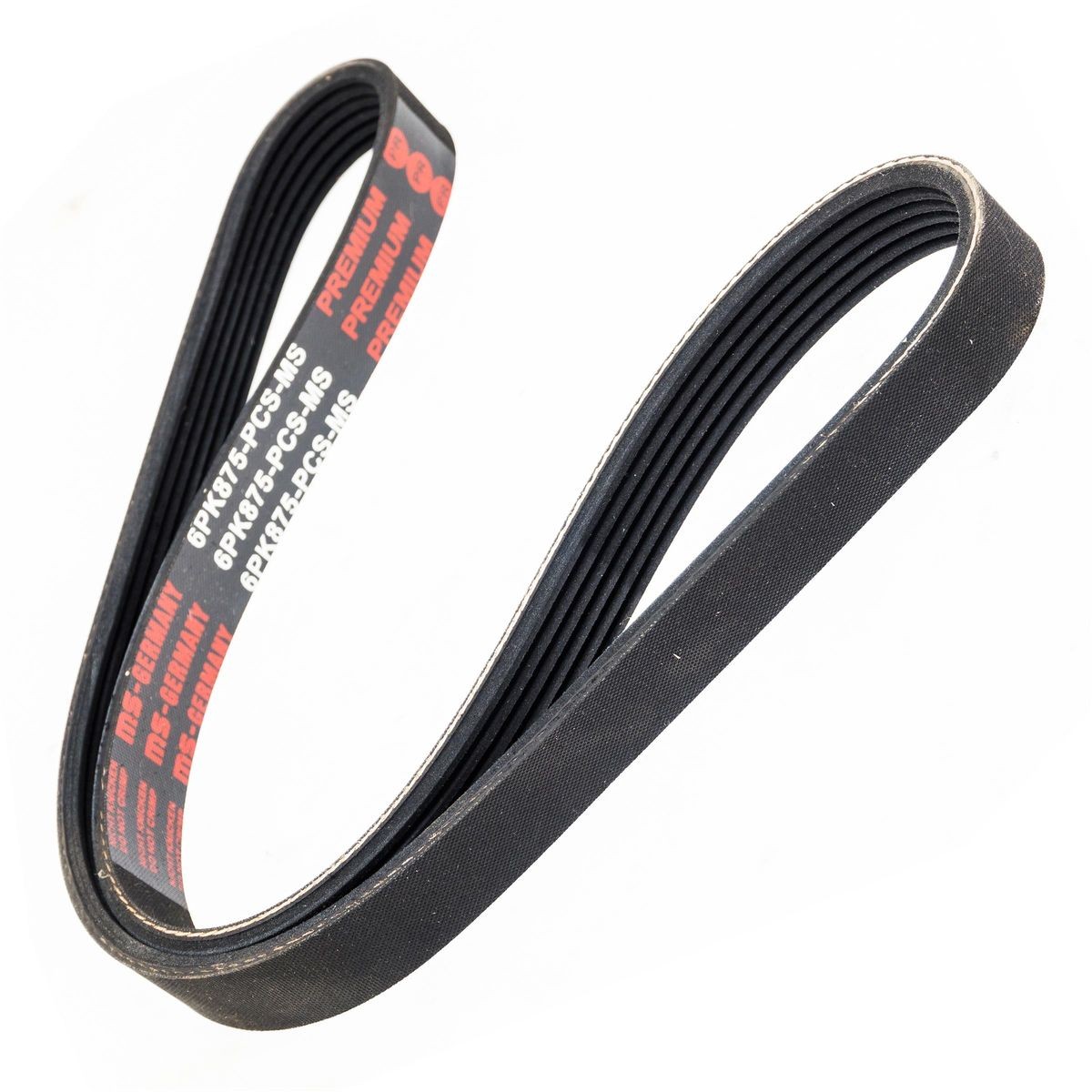 MASTER-SPORT 6PK875-PCS-MS: Multireim 875mm, Ribbeantall: 6