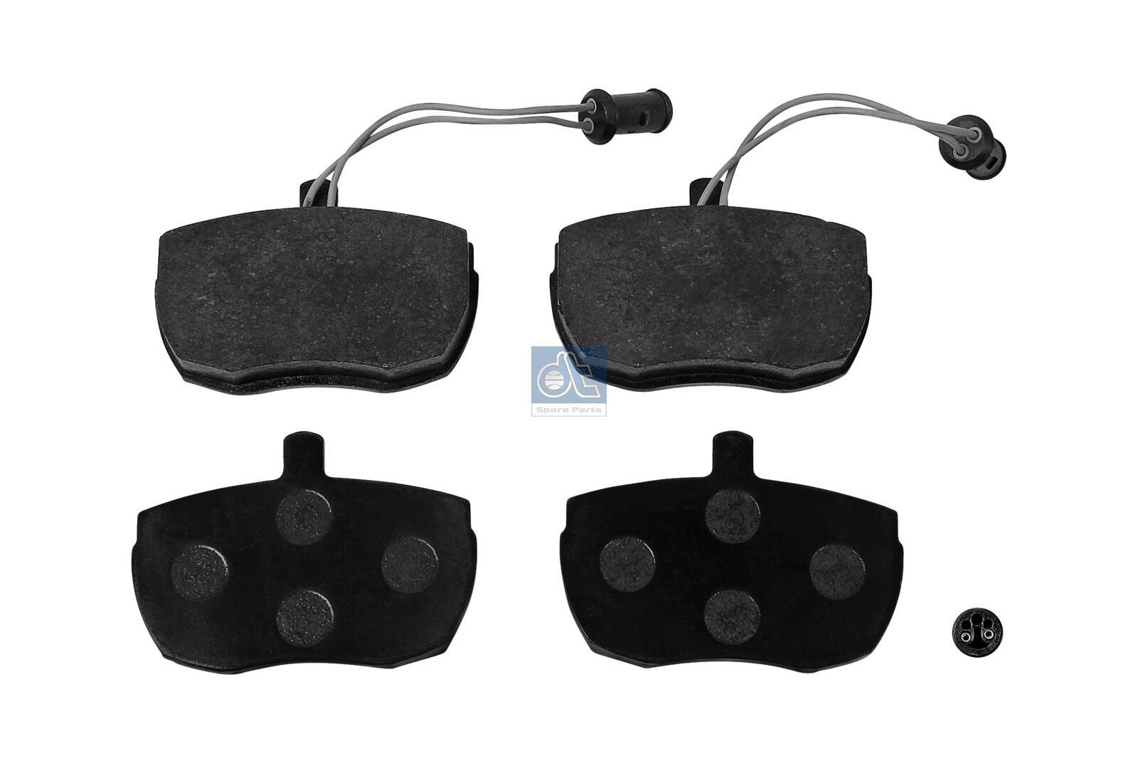 DT Spare Parts 7.92627: Piduriklotsid Esisild