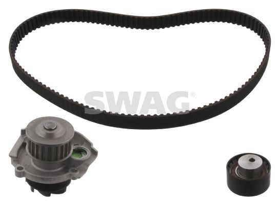 SWAG 70 93 2745: Veepump + hammasrihmakomplekt Hamm.hulk: 124, Laius: 22mm