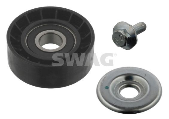 SWAG 70 93 6367: Rola ghidare / conducere, curea transmisie Ř: 65mm, Ř: 65mm, cu surub