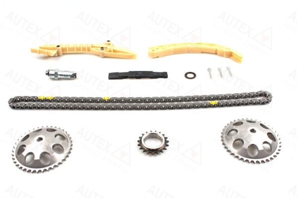 AUTEX 711468: Kit lanț de distribuție cu roata dintata ax came, cu roata dintata arbore cotit, pt. arbore cu came
