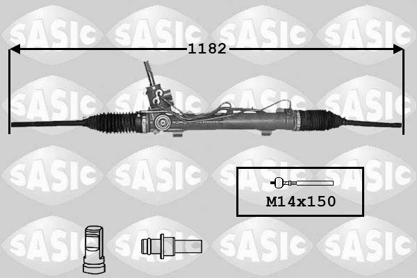SASIC 7170005: Stuurhuis Met axiale koppeling, zonder kogelgewrichten