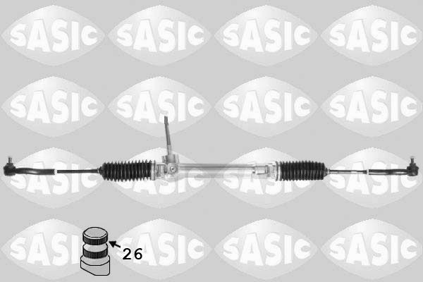 SASIC 7376008B: Roolilatt koos montaažikomplektiga, koos sisemise rooliotsaga, koos kuulliigenditega