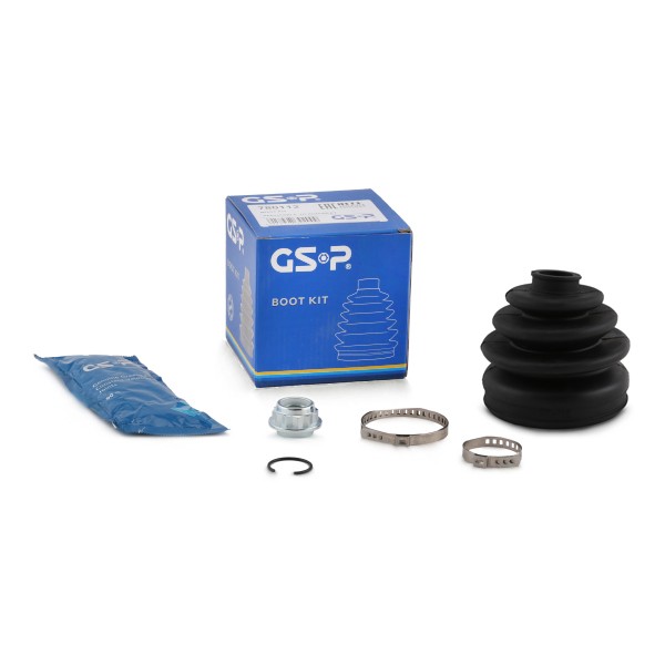 GSP 780112: Kaitsekummikomplekt, veovõll rattapool, Polükloropreen (neopreen)