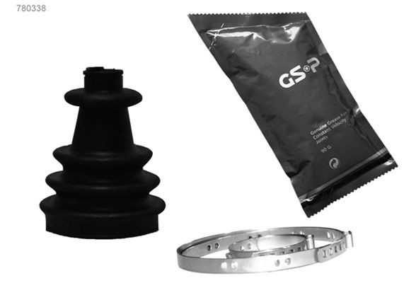GSP 780338: Kit cuffia, semiasse lato ruota, Policloroprene (Neoprene)