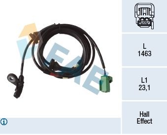 FAE 78272: Sensore ABS con cavo