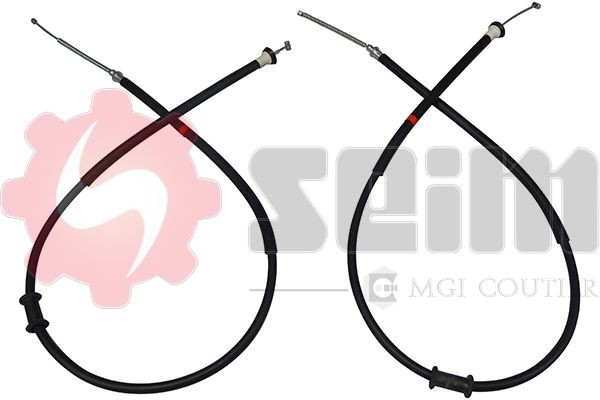 SEIM 803453: Cablu, frana de parcare spate, 1467/1230+1467/1230mm, 1467/1230+1467/1230mm