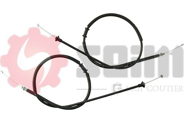 SEIM 803470: Cablu, frana de parcare spate, 1456/1225+1456/1225mm, 1456/1225+1456/1225mm