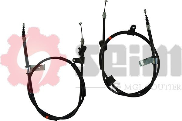 SEIM 805001: Cablu, frana de parcare spate, 1755/1603+1735/1585mm, 1755/1603+1735/1585mm