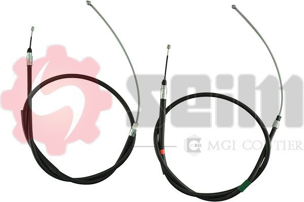 SEIM 805013: Cablu, frana de parcare spate, 1613/1230+1634/1230mm, 1613/1230+1634/1230mm