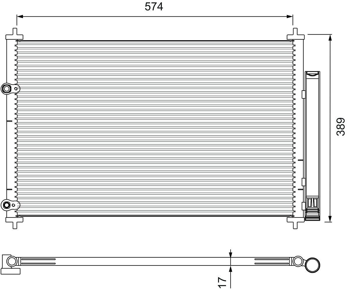 VALEO 814392: Condensator, climatizare fara uscator