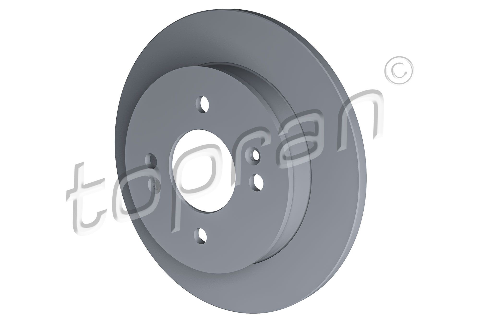 TOPRAN 821 169: Piduriketas Tagasild, Ø: 234mm, täis, Ø: 234mm, kaetud