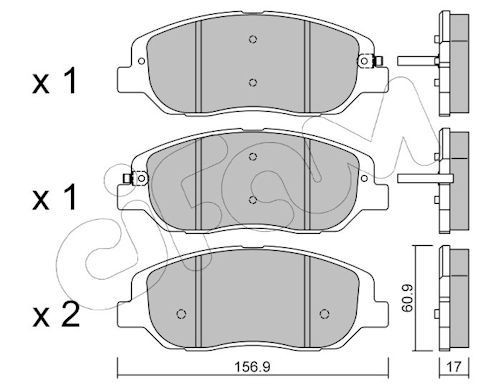 CIFAM 822-1031-0: Piduriklotsid