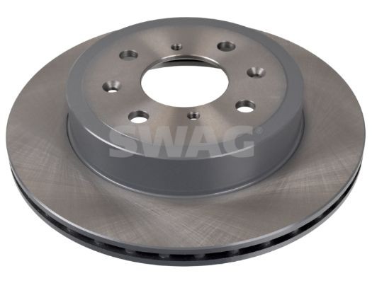 SWAG 84 92 8160: Disc de frână punte fata, Ř: 253mm, ventilat interior, Ř: 253mm, acoperit (cu un strat protector)