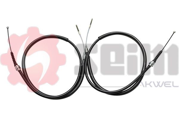 SEIM 853030: Cablu, frana de parcare spate, 1620/1220+1620/1220mm, 1620/1220+1620/1220mm