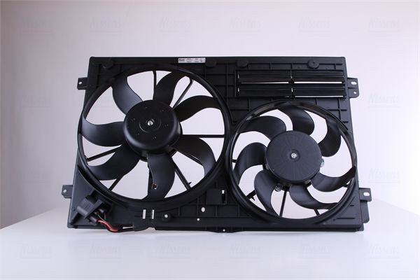 NISSENS 85643: Radiaatori ventilaator 363mm, koos juhtseadmega, koos jahutusventilaatoriraamiga(Zarge), koos takistusega