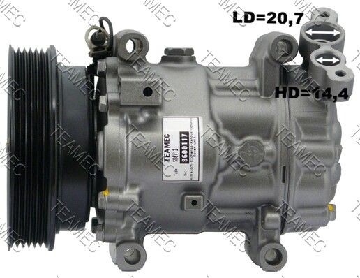 TEAMEC 8600117: Compressore aria condizionata