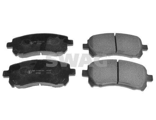 SWAG 87 91 6660: Plaquettes de frein Essieu avant