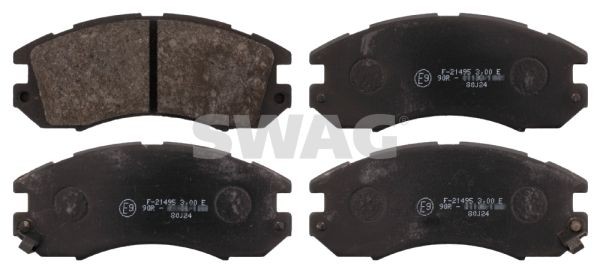 SWAG 87 91 6720: Plaquettes de frein Essieu avant