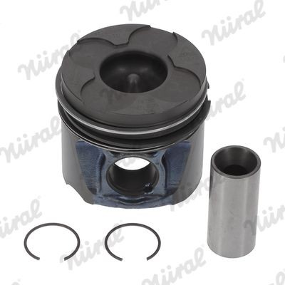 NÜRAL 87-103000-30: Piston pour cylindres 1-3, avec canal de refroidissement, avec porte-segment, pour bielle trapézoïdale