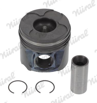NÜRAL 87-103000-40: Piston pour cylindres 4-6, avec canal de refroidissement, avec porte-segment, pour bielle trapézoïdale