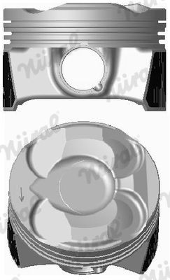 NÜRAL 87-444800-00: Piston pentru biela trapez