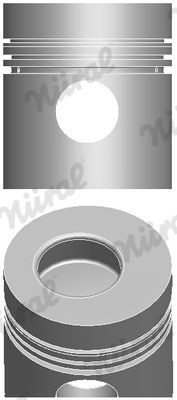 NÜRAL 87-740000-40: Piston cu segment piston