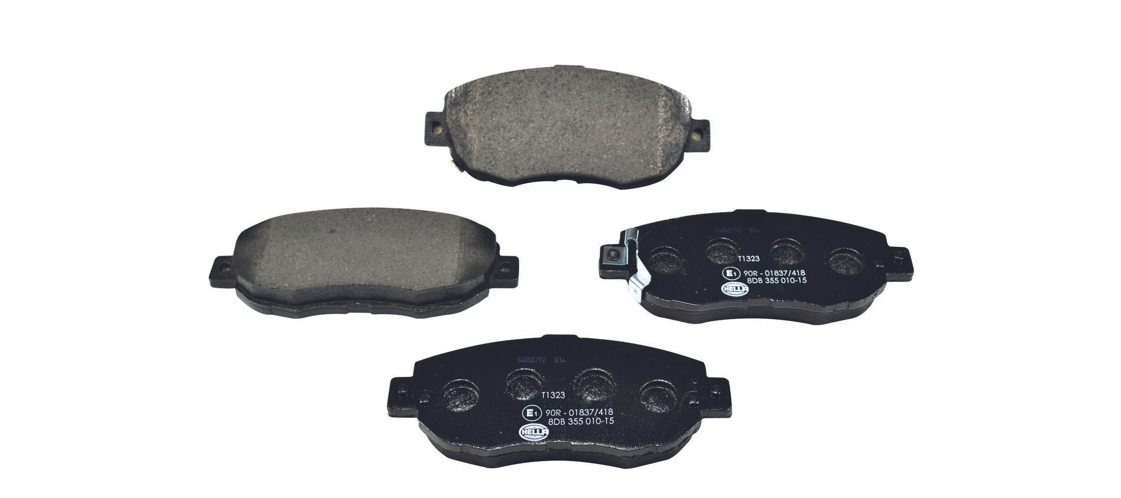 HELLA 8DB 355 010-151: Piduriklotsid koos lisadega