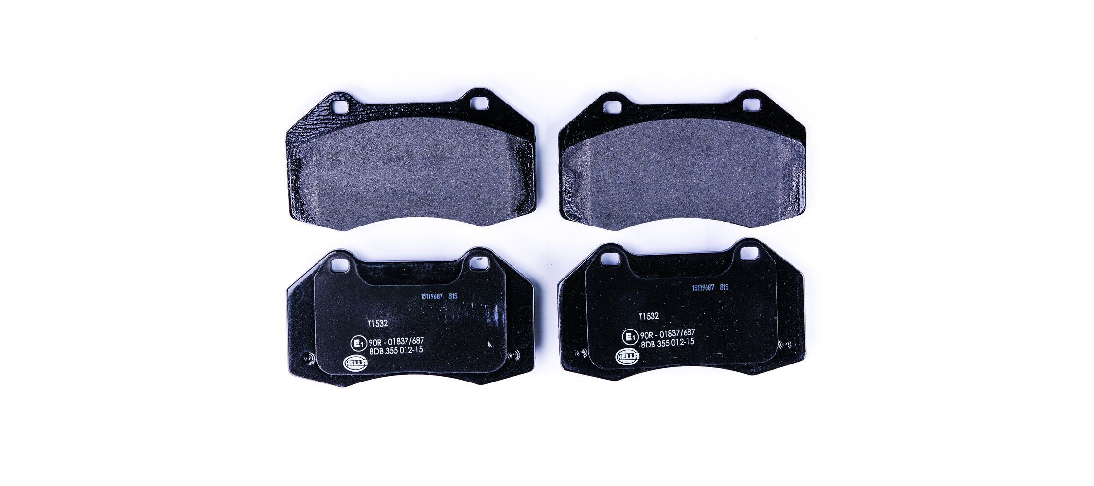 HELLA 8DB 355 012-151: Piduriklotsid