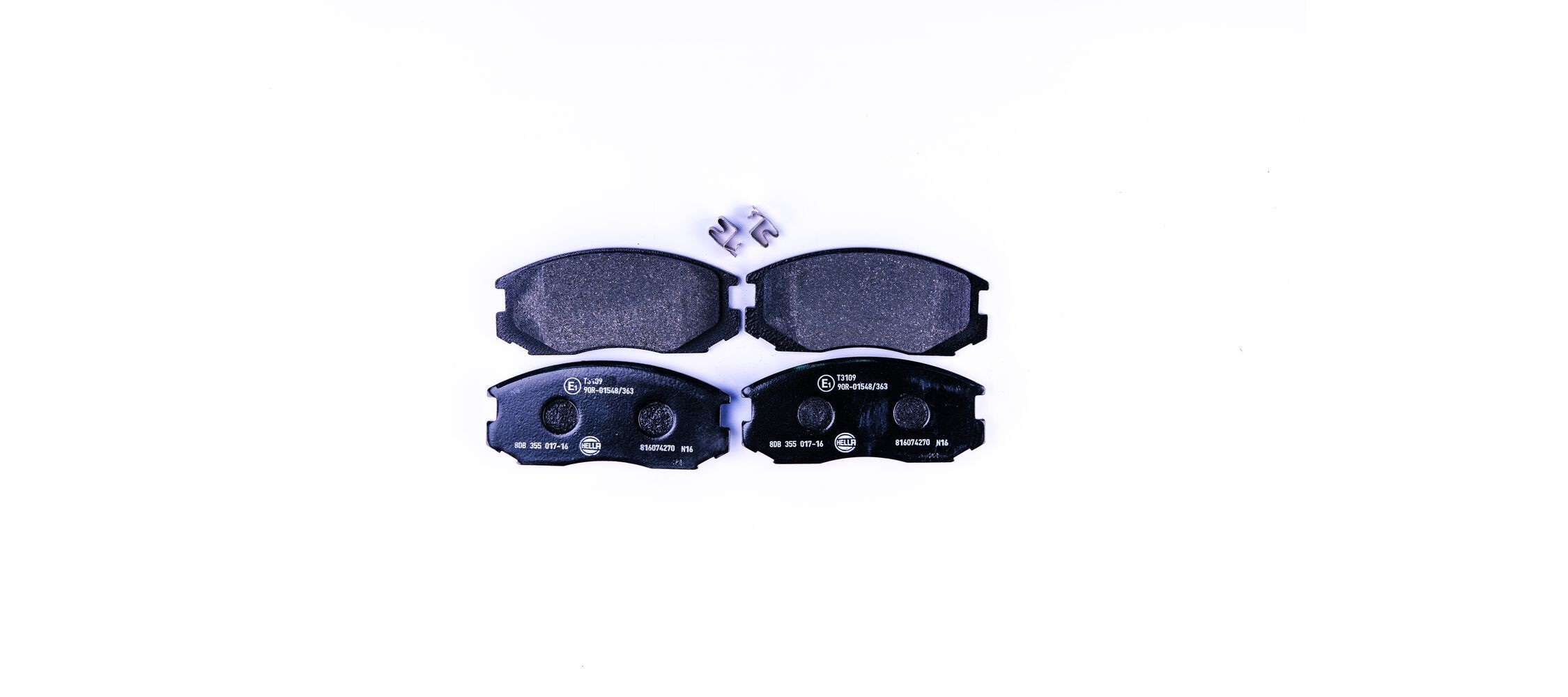 HELLA 8DB 355 017-161: Piduriklotsid koos lisadega
