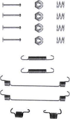 HELLA 8DZ 355 200-091: Lisakomplekt, Piduriklotsid