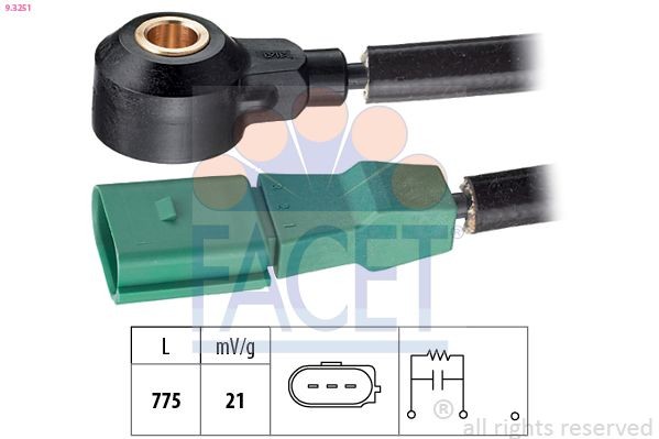 FACET 9.3251: Detonatsiooniandur Made in Italy - OE Equivalent