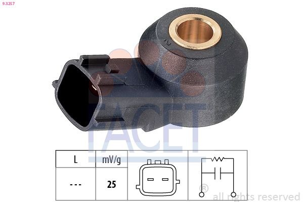 FACET 9.3257: Detonatsiooniandur Made in Italy - OE Equivalent